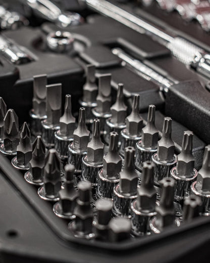 BOXO 122Pc 1/4" & 3/8" Master Tool Set