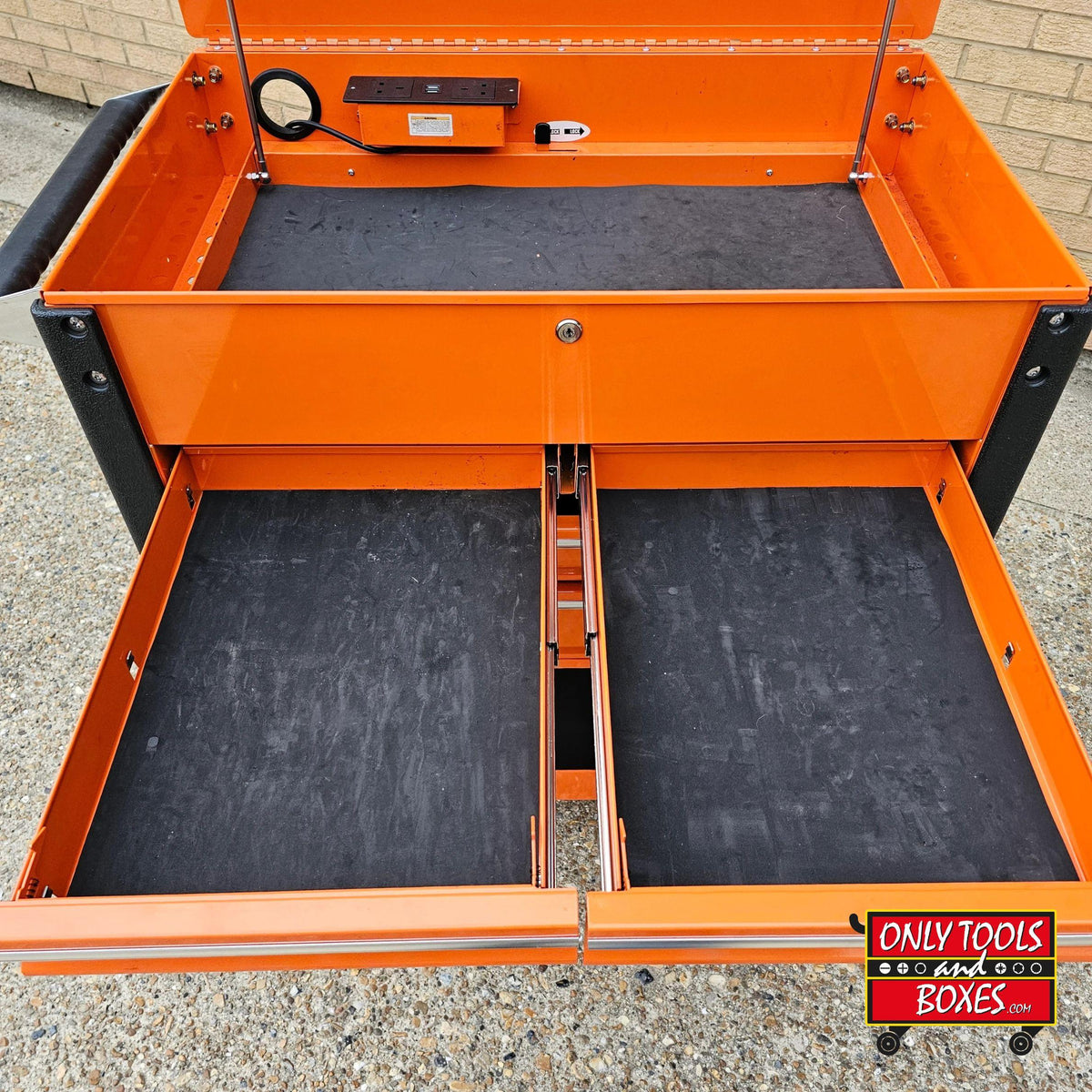 ToolTruck Orange 4-Drawer Tool Cart