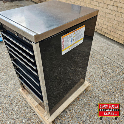 Snap-on 19" x 24" 7-Drawer Masters Series End Cab with Stainless Top
