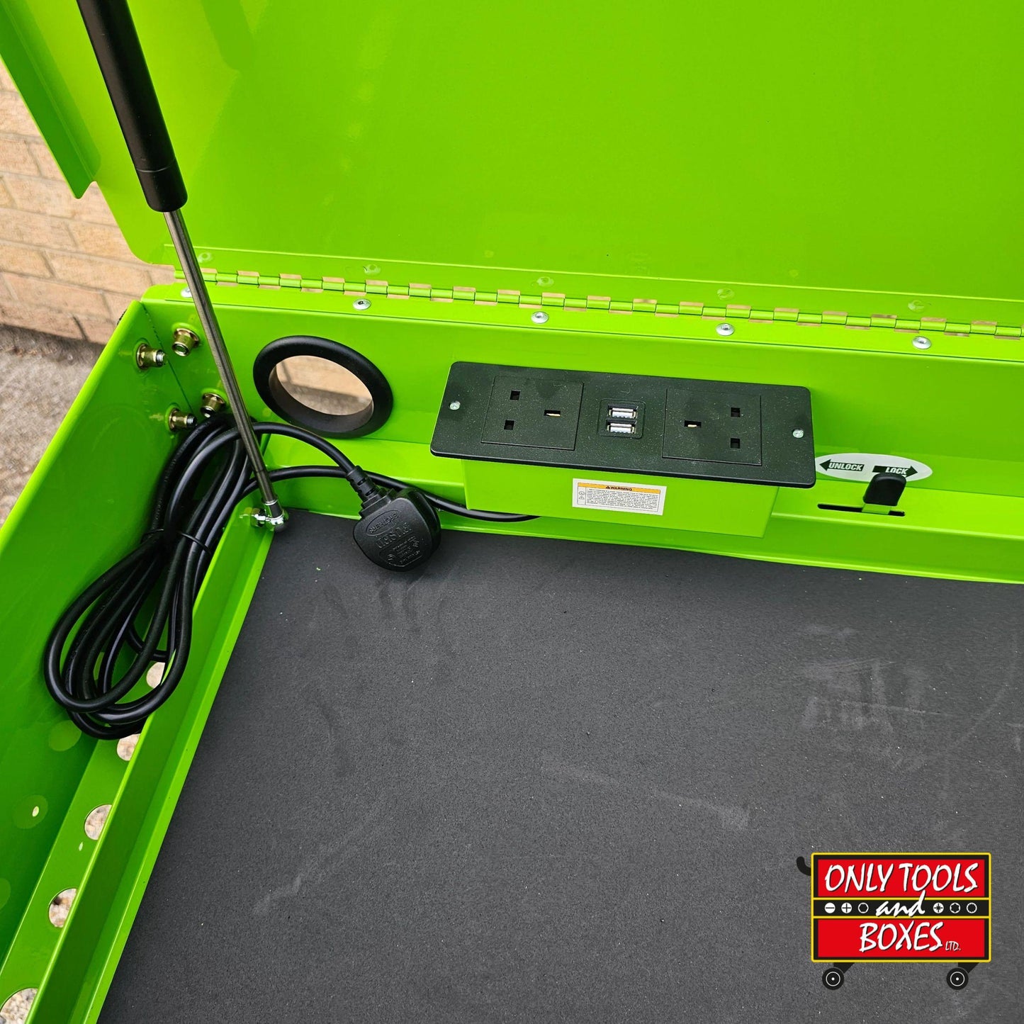 ToolTruck Green 4 Drawer Tool Cart