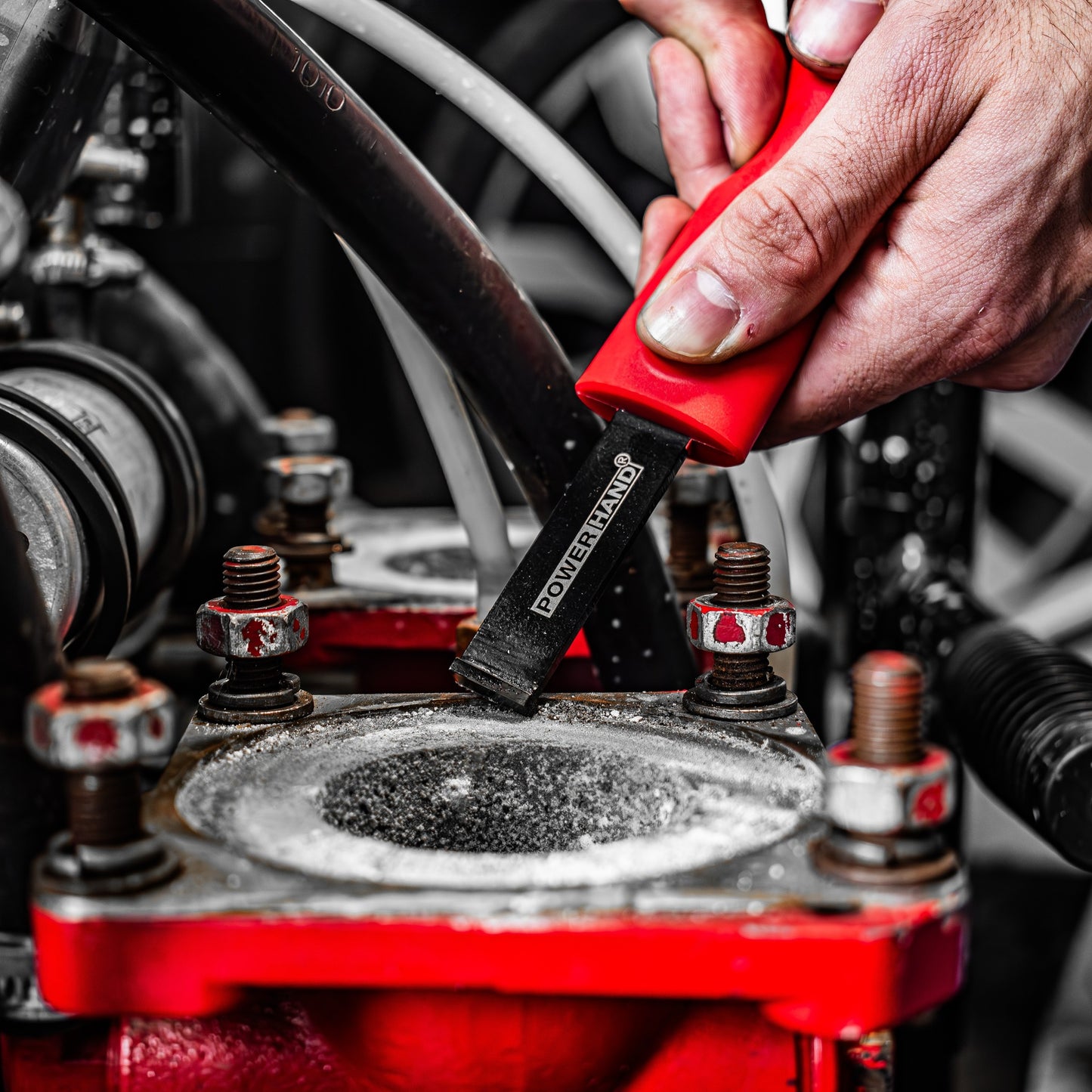 POWERHAND 2Pc Tungsten Steel Scraper Set