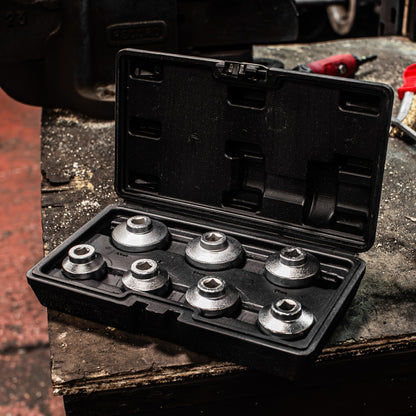 POWERHAND 7Pc Oil Filter Cap Wrench Set