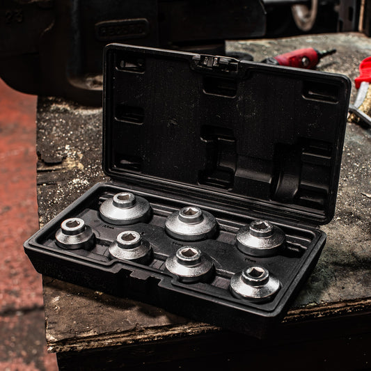 POWERHAND 7Pc Oil Filter Cap Wrench Set