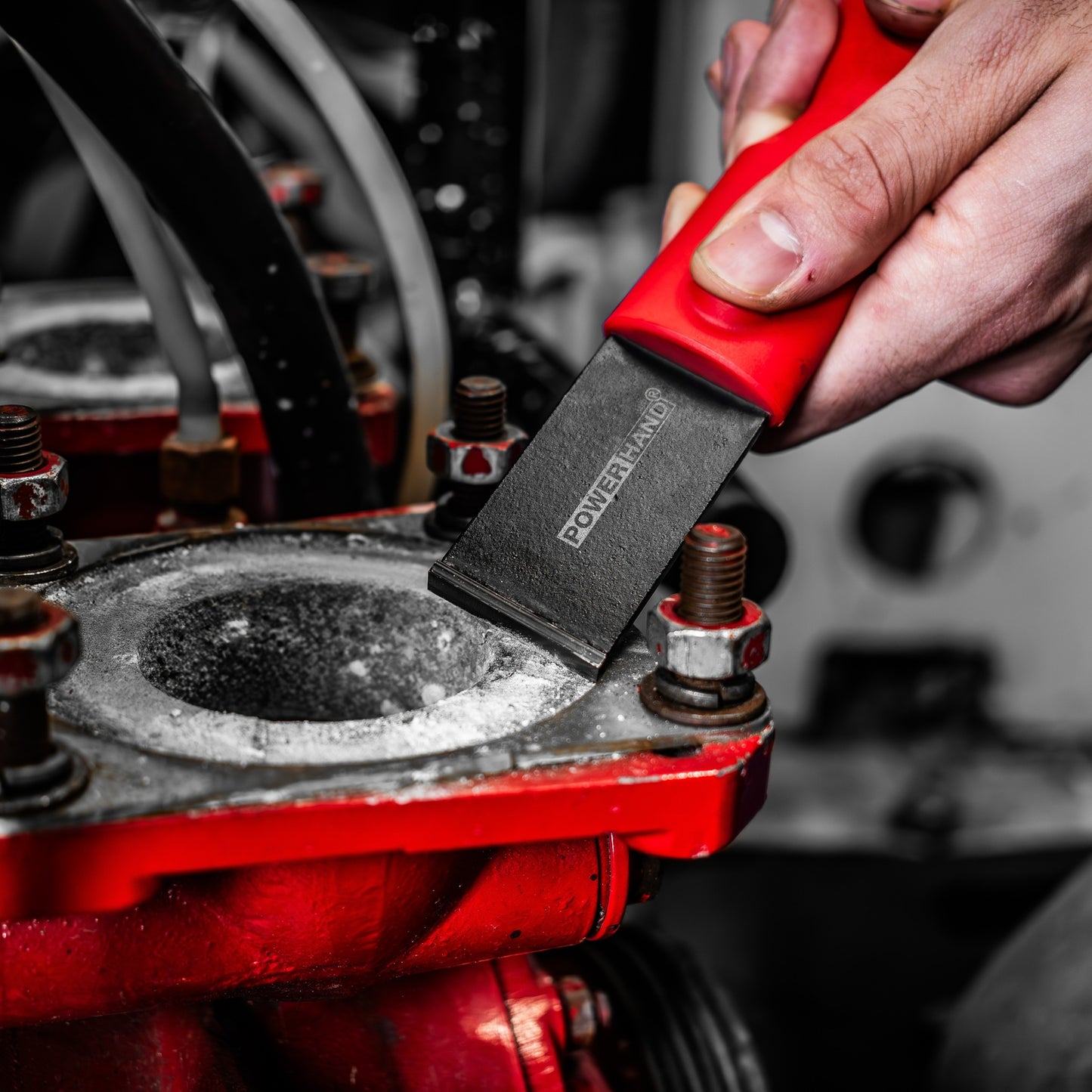 POWERHAND 2Pc Tungsten Steel Scraper Set