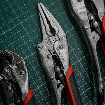 POWERHAND 3Pc Automatic Return Locking Plier Set In EVA Foam