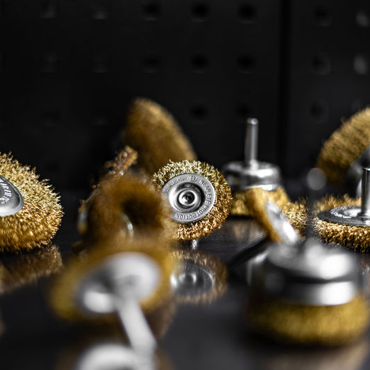 POWERHAND 24Pc Wire Wheel & Cup Brush Kit