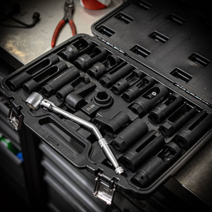 POWERHAND 21Pc Oxygen Sensor Socket Set