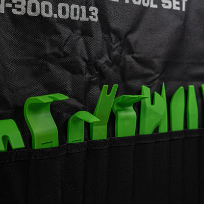 POWERHAND 11Pc Trim Removal Tool Set - High-Vis Green