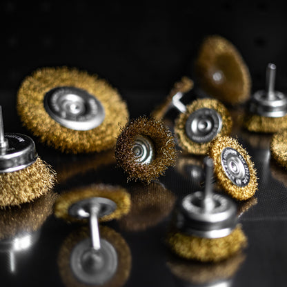 POWERHAND 24Pc Wire Wheel & Cup Brush Kit