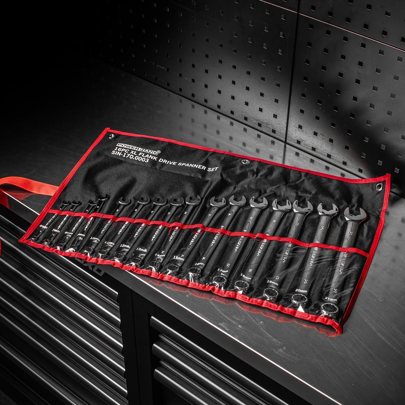 POWERHAND 16Pc XL Flank Drive Spanner Set