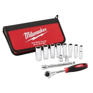 Milwaukee Tradesman ⅜″ Ratchet Set
