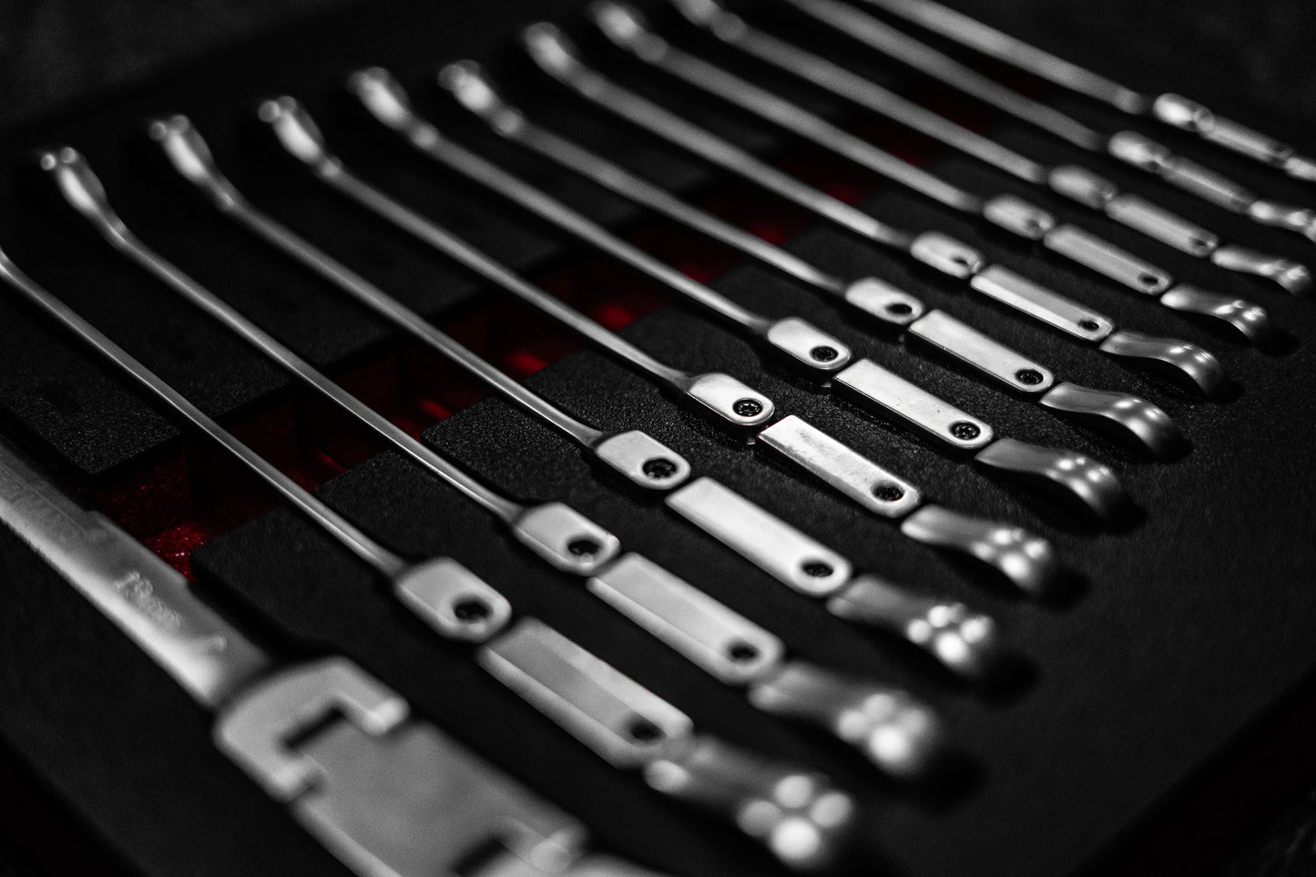 POWERHAND 12Pc Double-Jointed Combi/Ratcheting Spanner Set