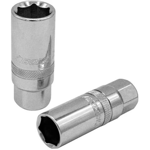 BOXO 3/8" Dr. Magnetic Spark Plug Socket - Various Sizes Available