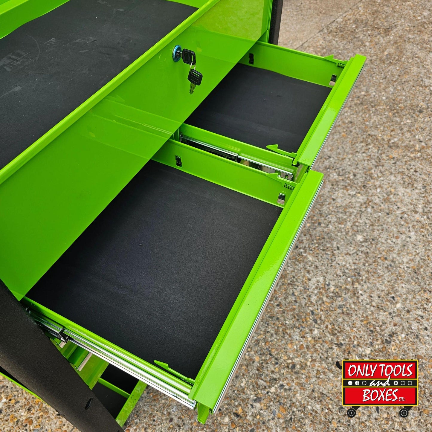 ToolTruck Green 4 Drawer Tool Cart