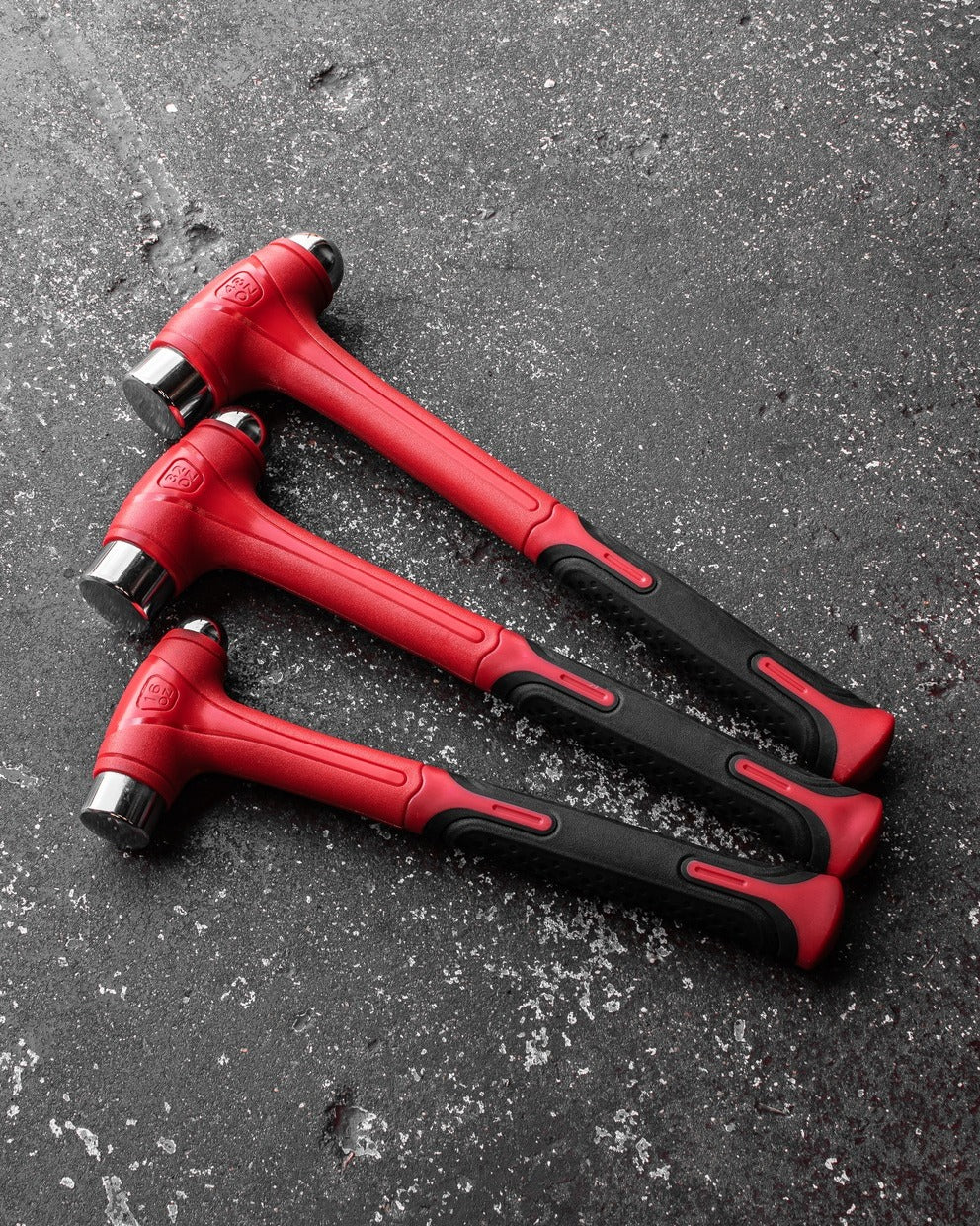 POWERHAND 3Pc Steel Hammer Face & Pein Set