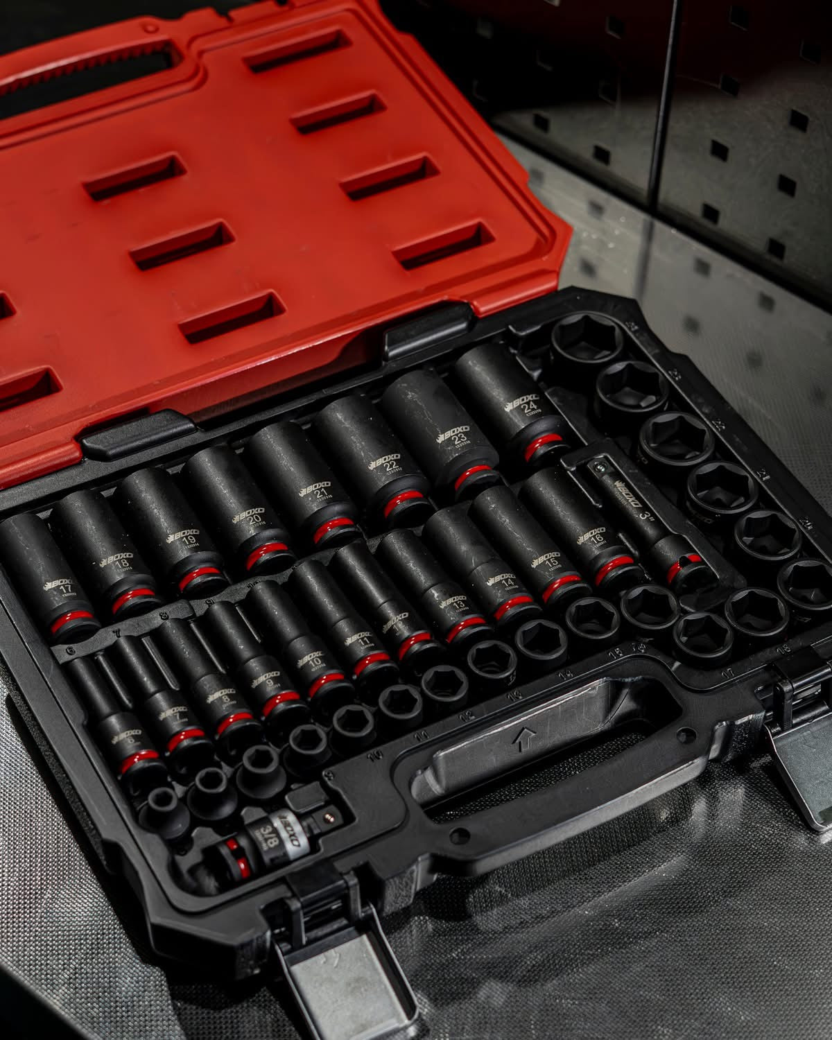 BOXO 40Pc 3/8" Master Impact Socket Set