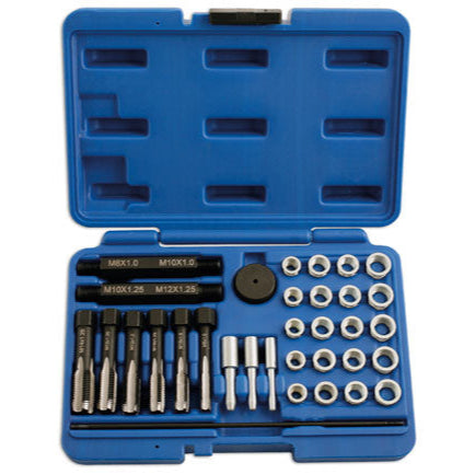 Laser 5206 Glow Plug Thread Repair Kit 33pc
