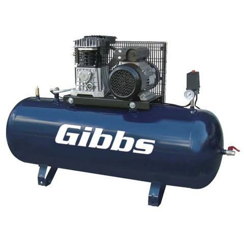 GIBBS UK-Built Air Compressor 3HP 150L 230V HD - BUILT TO ORDER