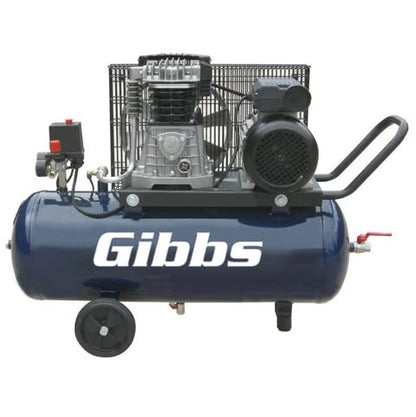 GIBBS UK-Built Air Compressor 3HP 100L 230V - BUILT TO ORDER