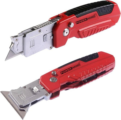 POWERHAND 2-in-1 Utility Knife/Scraper
