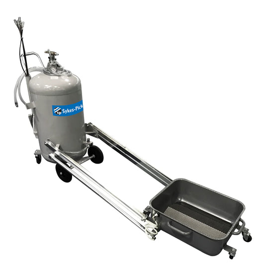 Sykes- Pickavant 120L Oil Extractor with Under-Vehicle Tray