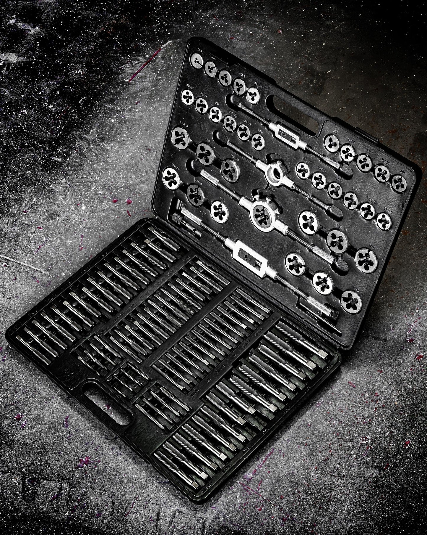 POWERHAND 110Pc Metric Tap & Die Set - M2-M20