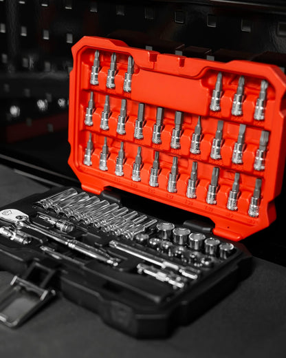 BOXO 52Pc 1/4" Master Socket Set BMC Updated Version