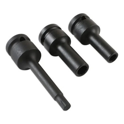 Laser 3Pc Split Rim Socket Bit Set