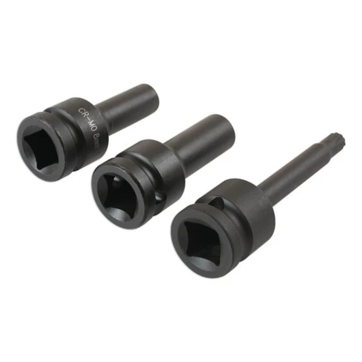 Laser 3Pc Split Rim Socket Bit Set