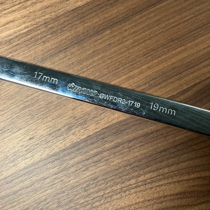 BOXO XL Flex-Head Ratcheting Spanner 17mm - 19mm