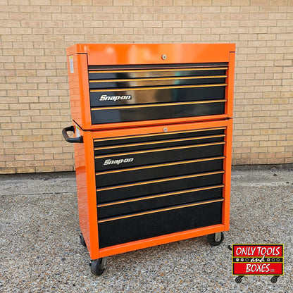 Snap-on 40" Orange Heritage Roll Cab and Top Chest - Pre-loved