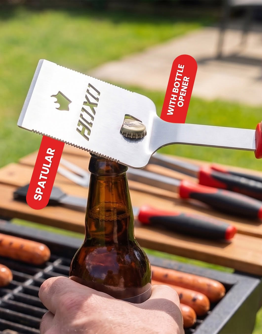 BOXO Stainless Steel BBQ Tool Set