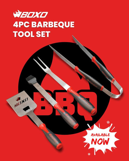 BOXO Stainless Steel BBQ Tool Set