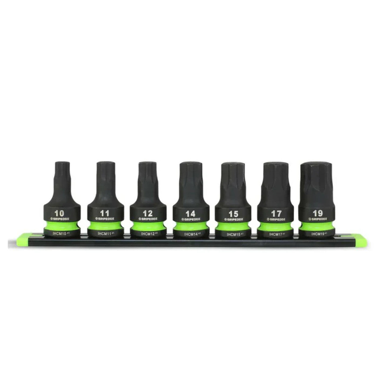 GripEdge 7pc 1/2Dr Metric Impact RPT Hex Driver Set Short