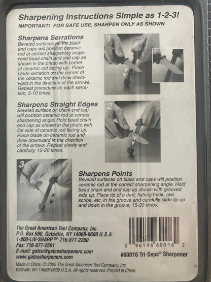 TRI-SEPS Serration Sharpener by Gatco