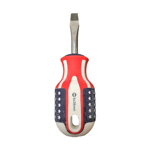 BOXO Limited Edition USA Stubby Flat Screwdrivers 6x38mm