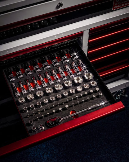 BOXO 1/2" 6Pt Master Socket Set in EVA Foam