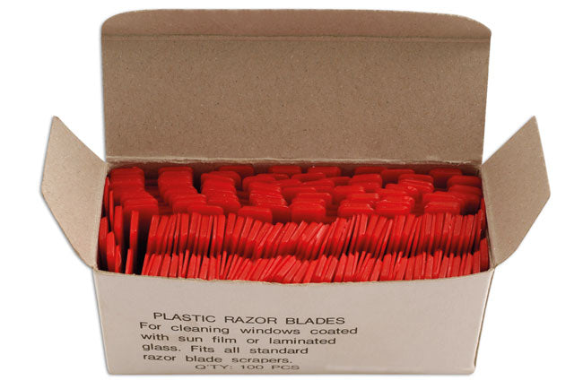 POWER TEC 100Pc Plastic Razor Blades