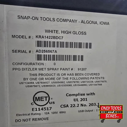 Snap-on 55" 11-Drawer Classic Series Roll Cab with SpeeDrawer BMW Edition Pre-loved