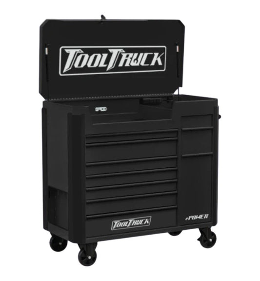 ToolTruck 50" E-Power 9 Drawer Service Cart - 'The Beast Cart'