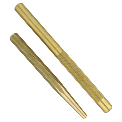 TRIDENT 2Pc Brass Punch Set
