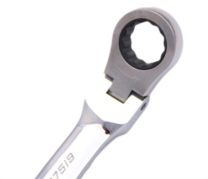 FRANKLIN GearF 10Pc 12pt Flexi Ratchet Combination Spanner Set