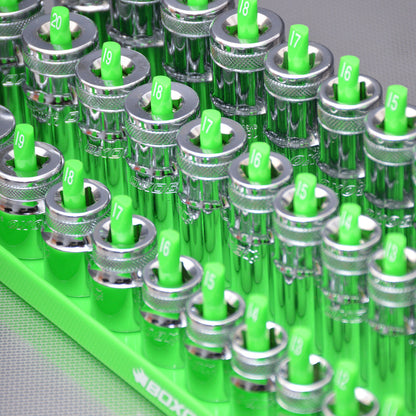 BOXO 45Pc 3/8" 3-Tier Vertical Socket Tray