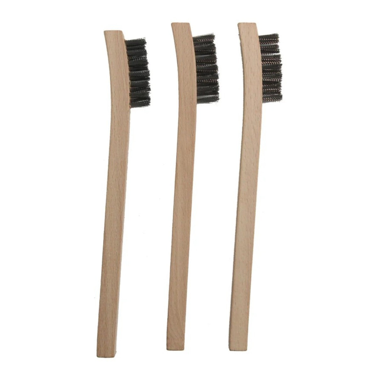 POWERHAND 3Pc Stainless Bristle Wire Brushes