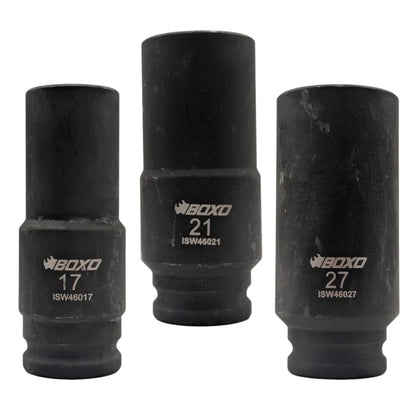 BOXO 1/2" 6Pt Weighted Impact Sockets