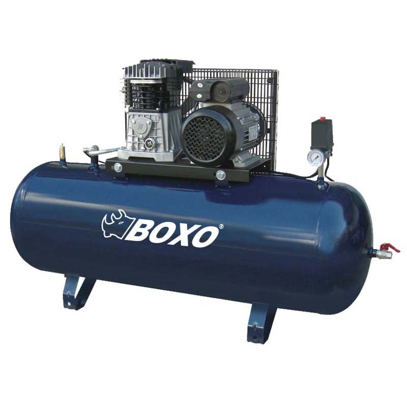 150L 3HP BELT DRIVEN PISTON COMPRESSOR-Boxo-Equipment