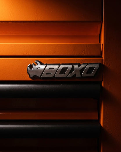 BOXO 45" Papaya Orange 19-Drawer Toolbox Stack (Limited Edition)