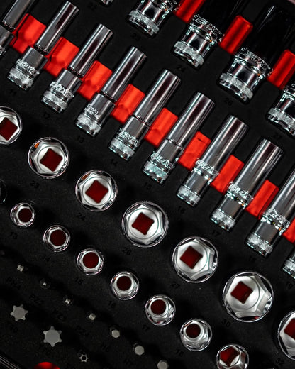 BOXO 1/2" 6Pt Master Socket Set in EVA Foam