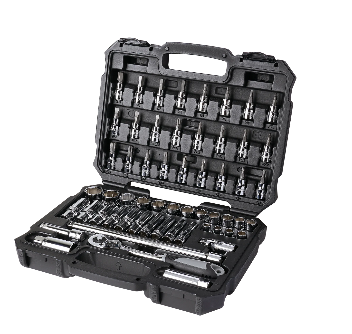 BOXO BLACK SERIES 57Pc 3/8" Master Socket Set