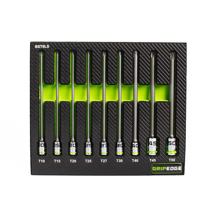 GripEdge 9Pc RPT Long Ball Torx Driver Set
